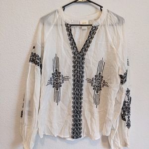 Maeve Anthro Boho blouse